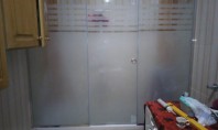 كابينه - شاور - زجاج - سيكوريت - مصنفر - شكل - خطوط - 10 - مم - الرحاب 